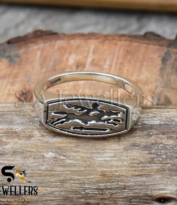 Crocodile Silver Ring, 925 Sterling Silver, Gift For Him/Her