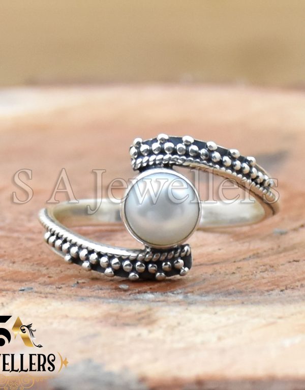 Fresh Water Pearl Ring, 925 Sterling Silver, Handmade Ring, Gift For Her