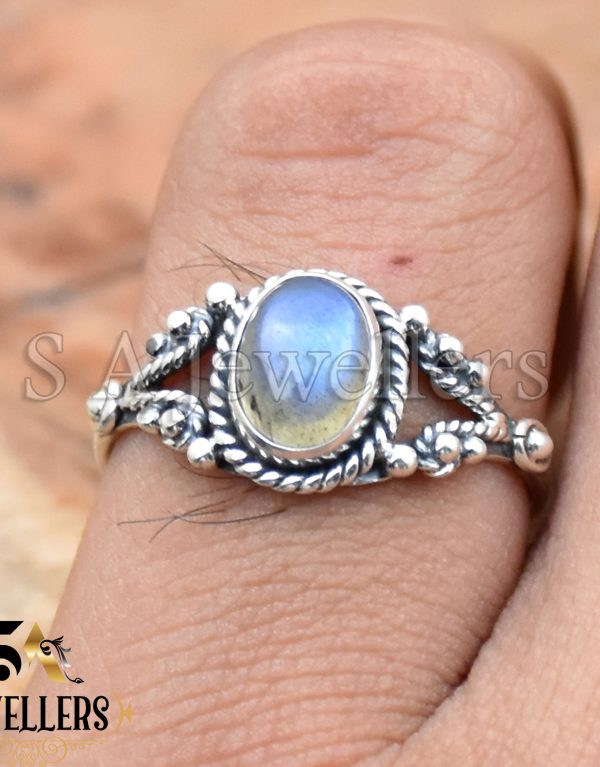 Moonstone Ring, 925 Sterling Silver, Handmade Ring, Gift For Her