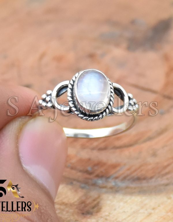 Moonstone Ring, 925 Sterling Silver, Handmade Ring, Gift For Her