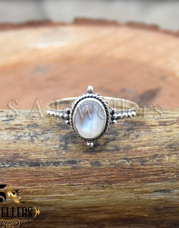 Moonstone Ring, 925 Sterling Silver, Handmade Ring, Gift For Her