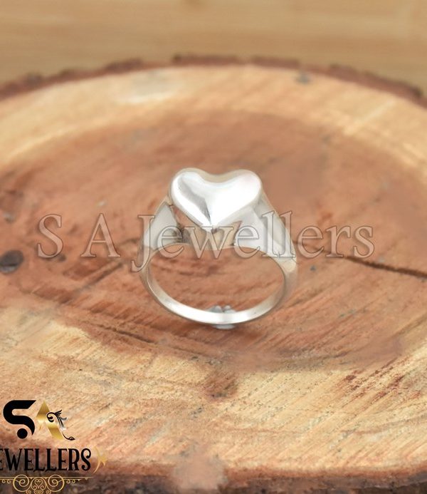 925 Sterling Silver Heart Ring, Designer Heart Ring, Thumb Ring,