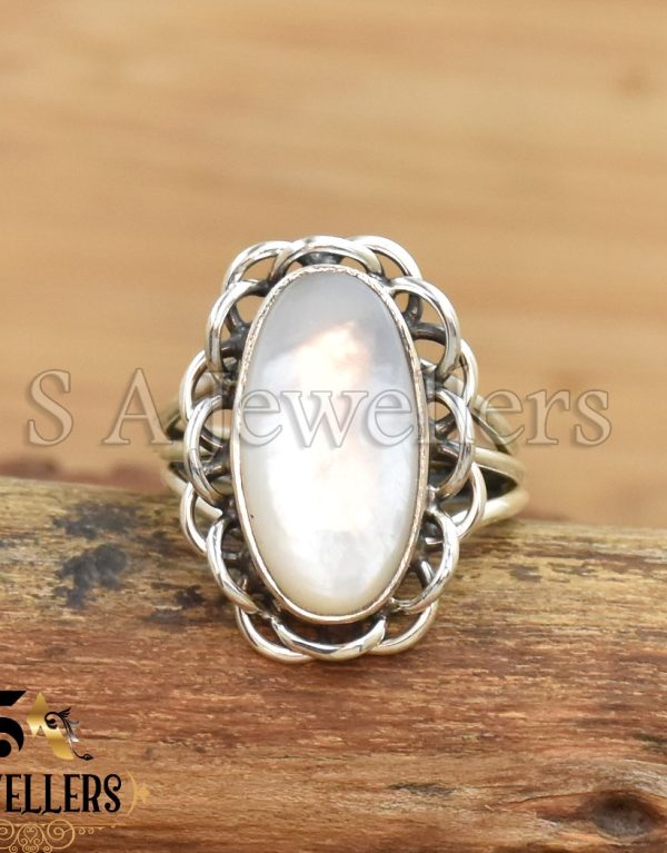 Fresh Water Pearl Ring, 925 Sterling Silver Ring, Handmade Ring,