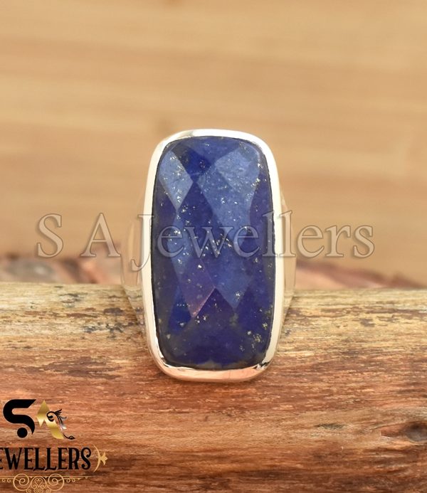 Lapis Lazuli Ring, 925 Sterling Silver Ring, Handmade Jewelry