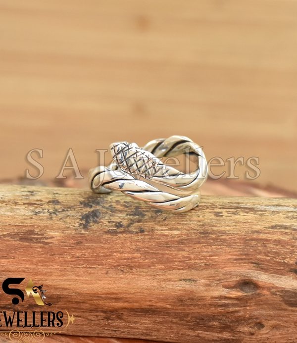 925 Sterling Silver Ring, Snake Ring, Thumb Ring, Handmade Ring