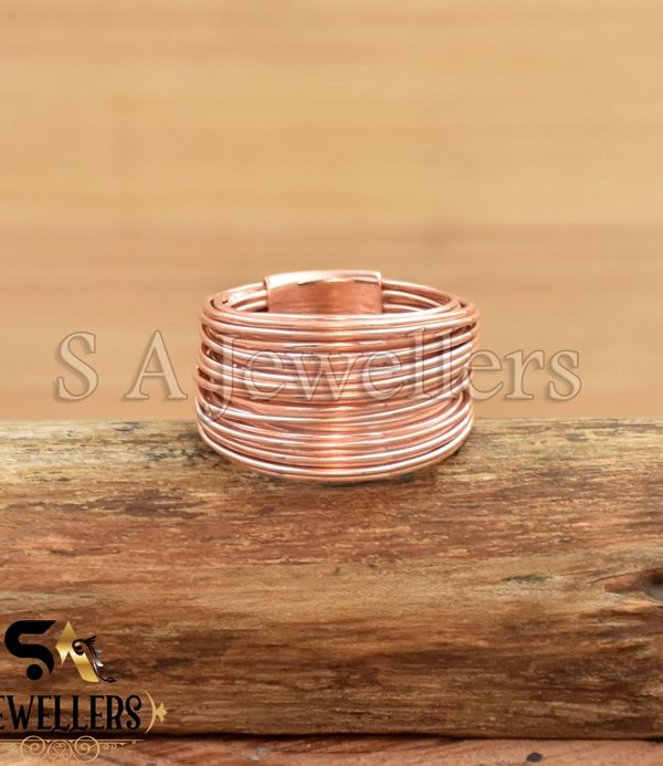 Multi Layer Silver Wire Rings, Handmade Wrap Ring, 925 Sterling Silver
