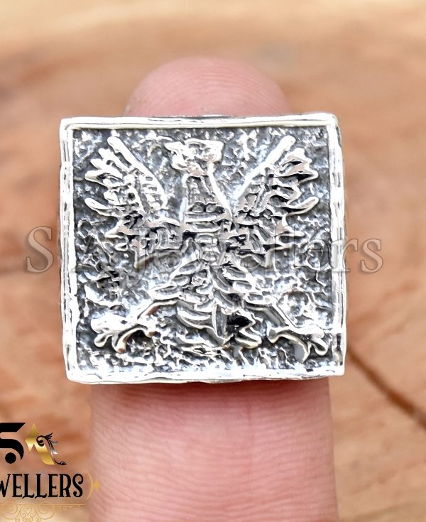 Eagle Silver Men Ring, Eagle Ring, 925 Sterling Silver Ring, Bird Jewelry,