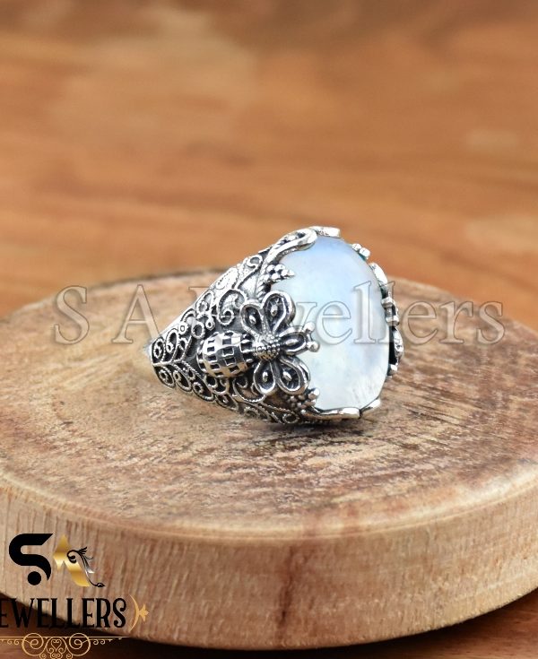 Butterfly Ring, Moonstone 925 Sterling Silver Ring, Birthday Jewelry, Gift For Her