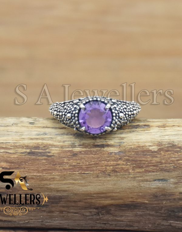 Amethyst Ring, 925 Sterling Silver Ring, Gemstone Women Ring, Gift For Her