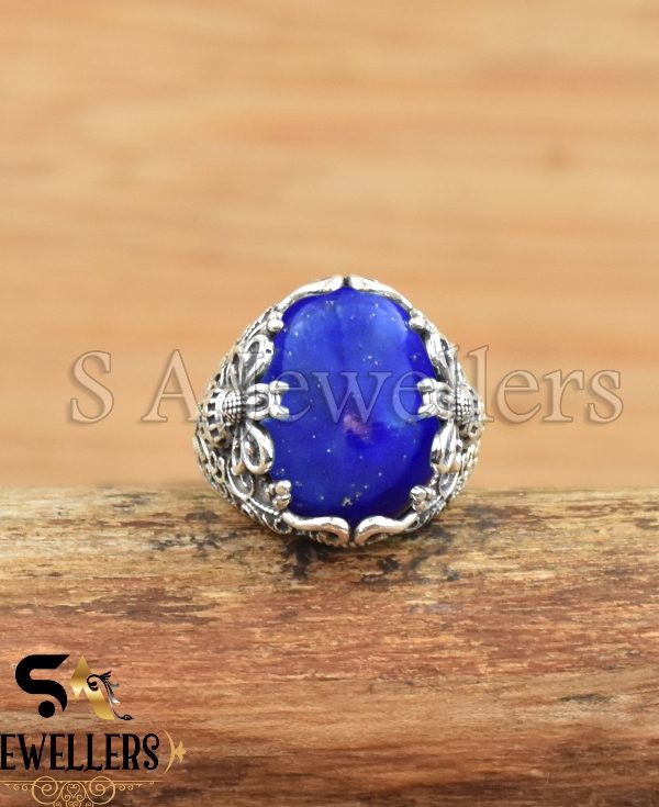 925 Sterling Silver Butterfly Ring, Lapis Lazuli Ring, Designer Ring, Birthday Jewelry